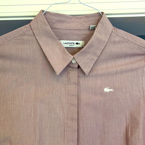 Lacoste Slim Fit Oxford Shirt - Picture 1 of 6